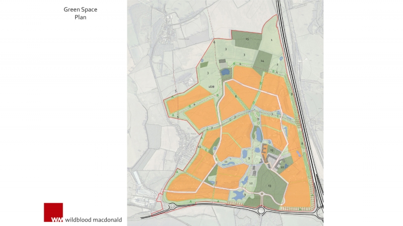 Flaxby Greenspace Plan 1400x787 copyright Wildblood Macdonald