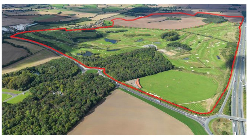 Flaxby Site Plan Drone View 1400x787