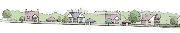 Duchy Estate, Harrogate, Proposed Site Elevations