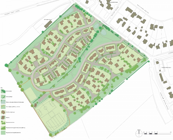 Duchy Estate, Harrogate, Proposed Site Plan